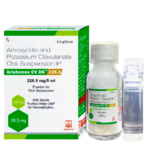 Aristomox CV DS™ 228.5 Oral Suspension (Amoxycillin 200 mg + Potassium Clavulanate 28.5 mg per 5 ml)