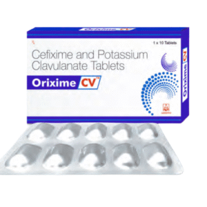 Orixime CV Tablets (Cefixime + Potassium Clavulanate Tablets)